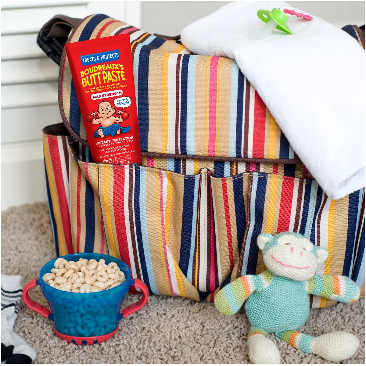 Boudreaux'S Butt Paste Baby Diaper Rash Cream Maximum Strength - 4Oz