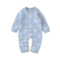 Baby Romper Cotton Knitted Newborn Boy Girl Jumpsuit Outfit Long Sleeve Fall Toddler Infant Winter Clothing Cute Rabbit Onesies