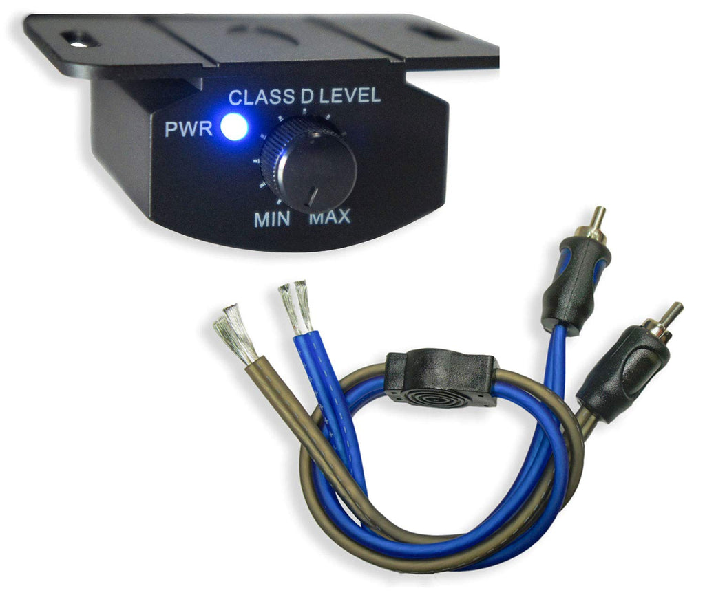 (2) HA-A1500.1 Car Stereo Class D Amp Mono 3000 Watt Subwoofer Amplifier - 1 Ohm Stable - Includes Bass Remote