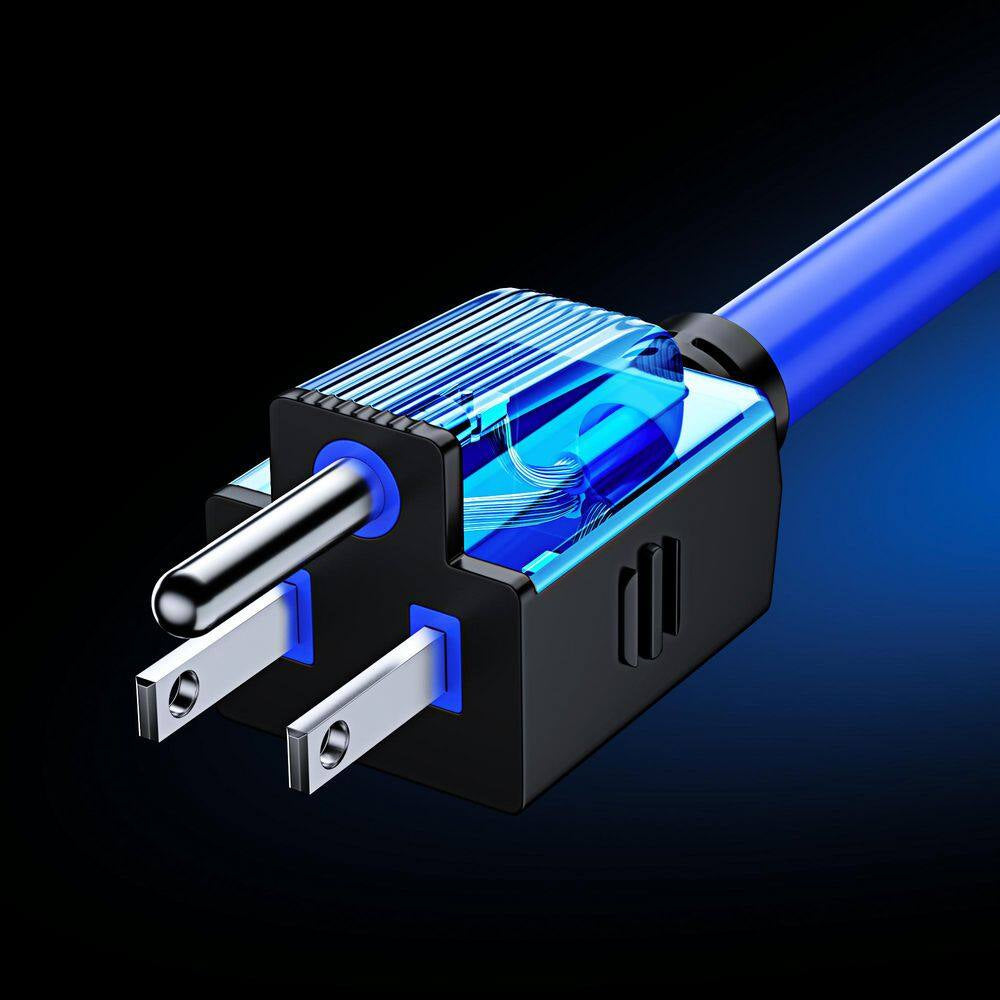 15 Ft. 16 / 3 Light Duty Indoor Extension Cord 13 Amps Blue