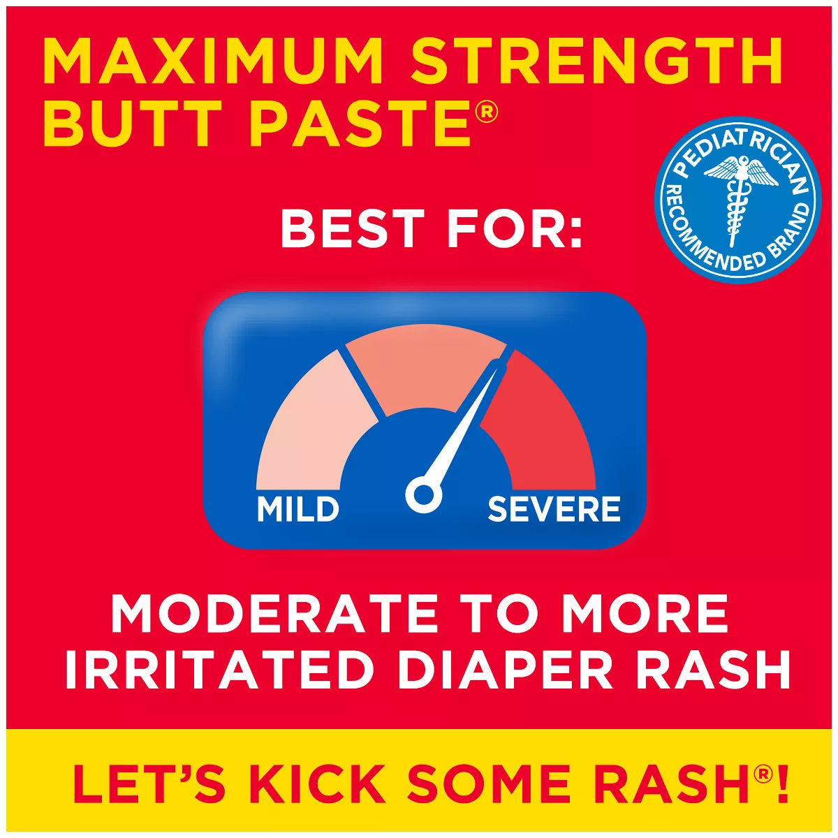 Boudreaux'S Butt Paste Baby Diaper Rash Cream Maximum Strength - 4Oz