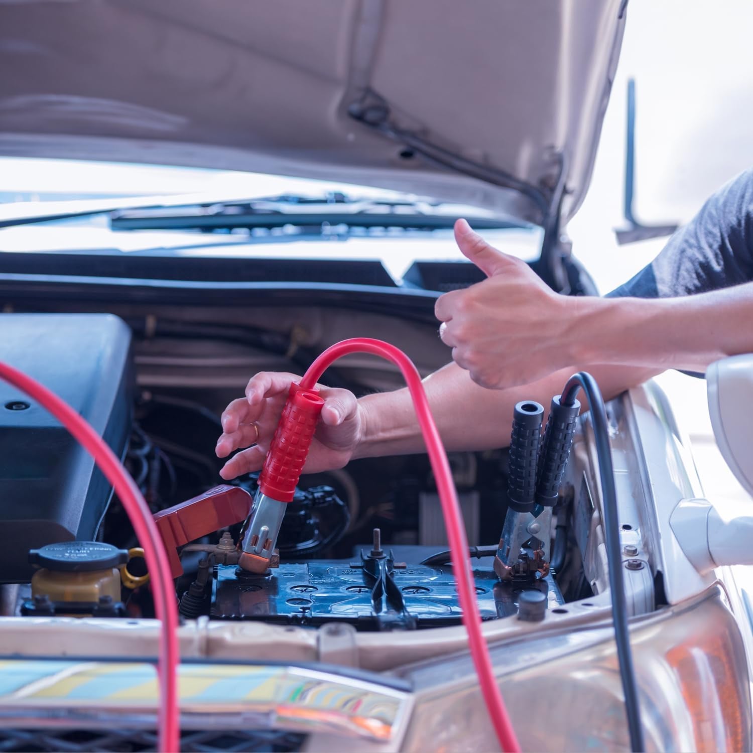 1/0 Gauge AWG OFC Pure Copper Power Ground Wire Cable (25Ft Red) True Spec Welding Wire, 1/0 Gauge Battery Cable Wires, Automotive Wires, Car Audio Speaker Stereo, RV Trailer, Amp Wiring