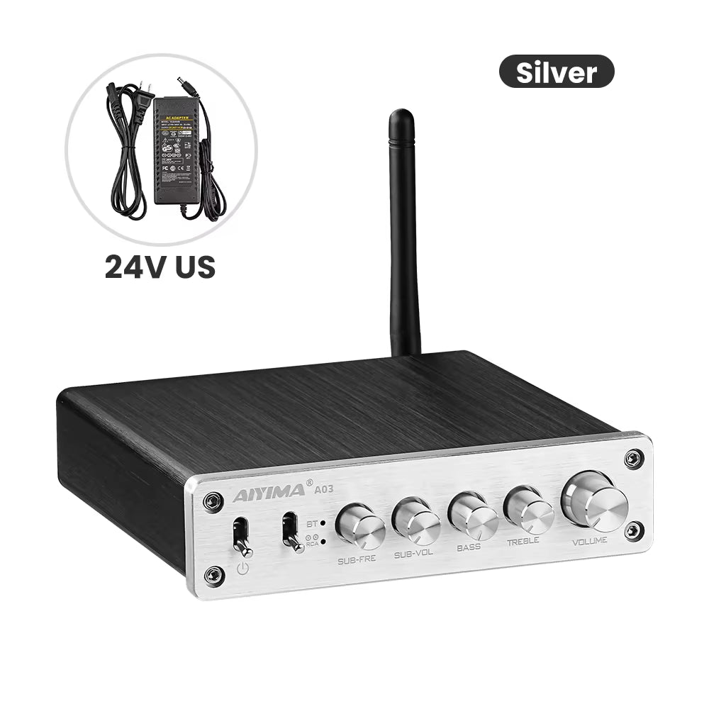 A03 TPA3116 Subwoofer Bluetooth Amplifier Hifi TPA3116D2 2.1 Digital Audio Power Amplifiers 50Wx2+100W Sound Amplificador