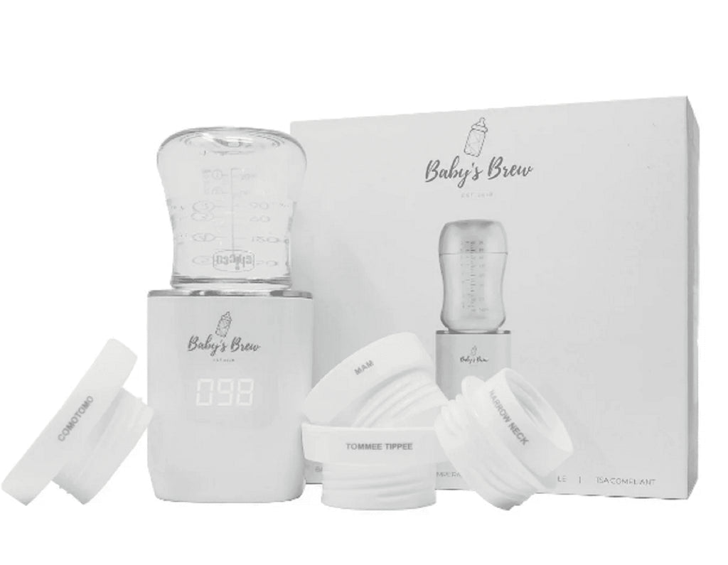 Baby Shower Sets Portable Bottle Warmer Adapter Pro Milk Warmers for Breast Milk, White