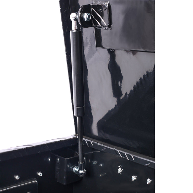 39Inch Aluminum Tool Box,Heavy Duty Truck Bed Tool Box,Outdoor Trailer Pickup Storage Tool Box,Rv Storage Organizer,Underbody Box W Lock Keys,Black 39X13X10Inch