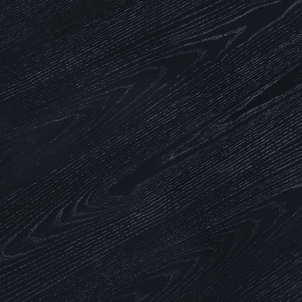 by Drew Oval Dining Table, Rich Black