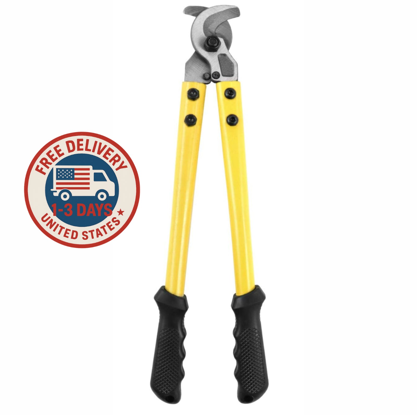 4/0 Gauge Wire Cutter 14" Heavy Duty Steel Cable Cutter for Battery & Welding