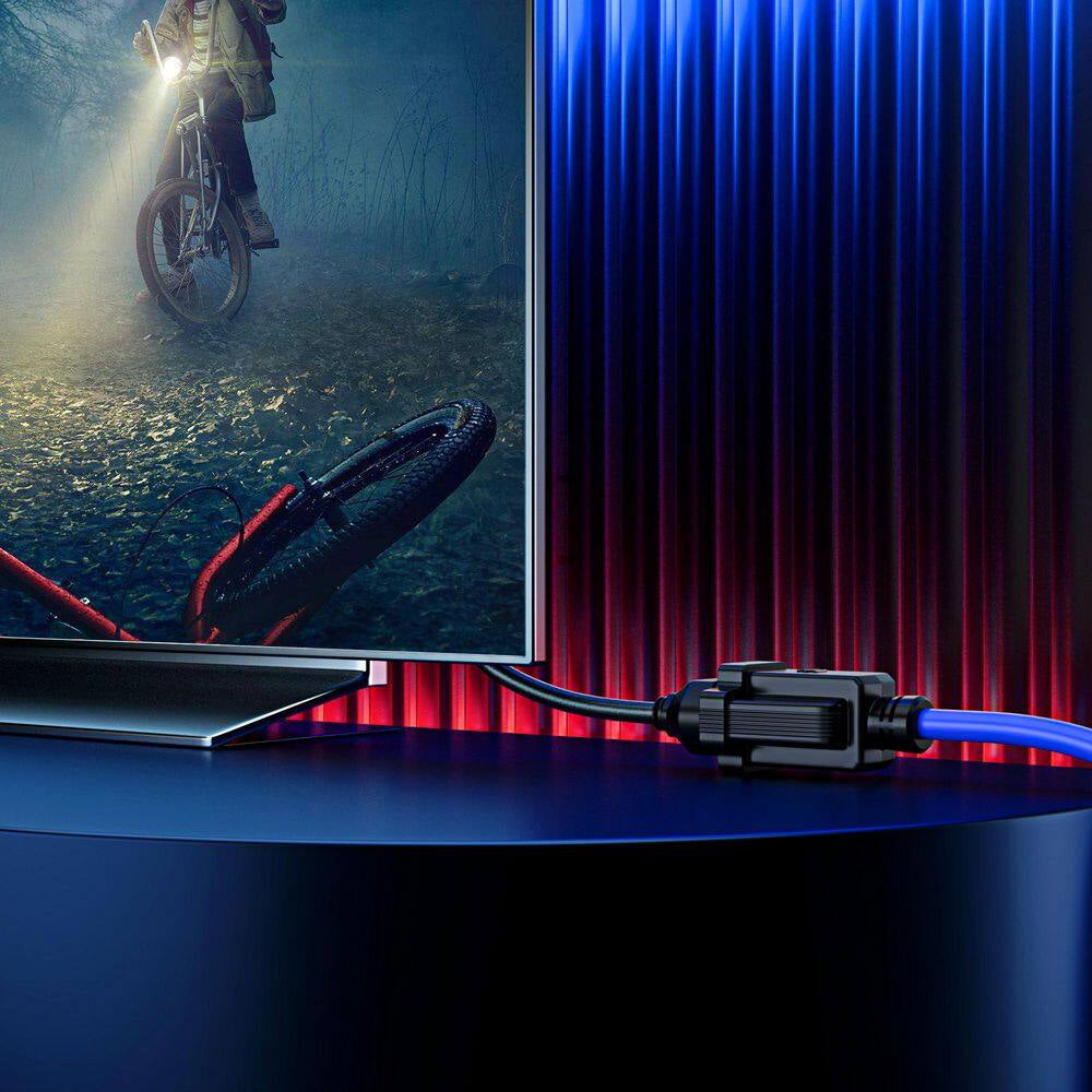 15 Ft. 16 / 3 Light Duty Indoor Extension Cord 13 Amps Blue