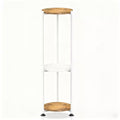 3-Tier White Indoor Plant Stand, Suitable for Large, Tall and Heavy Flower Pots, Corner Plant Stand, Vertical and Round