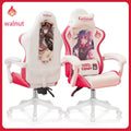2024 New Gaming Chair Gaming Chair Ergonomic Chair Computer Chair Home Office Comfortable Reclining, Nylon Foot Game Chair