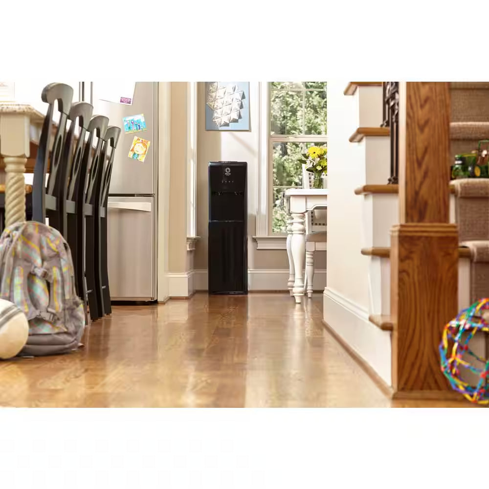 Black Bottom Load Water Dispenser