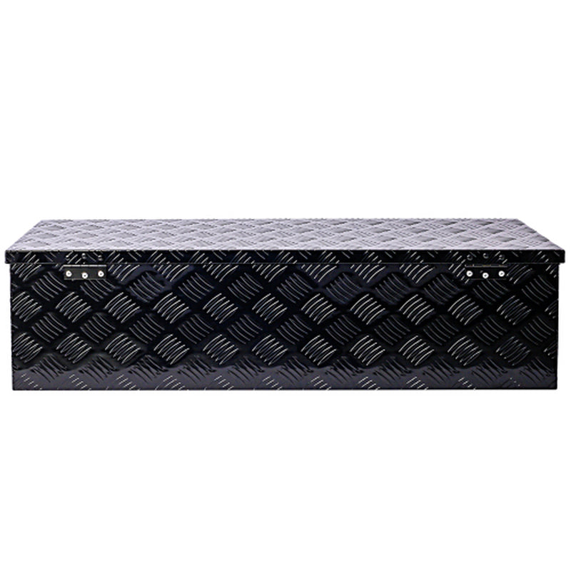 39Inch Aluminum Tool Box,Heavy Duty Truck Bed Tool Box,Outdoor Trailer Pickup Storage Tool Box,Rv Storage Organizer,Underbody Box W Lock Keys,Black 39X13X10Inch