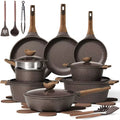 26PCS Pots and Pans Set Non Stick, Cookware Set Pots and Pans Induction Cook Ware, Nonstick Kitchen Cooking, PFOA Free