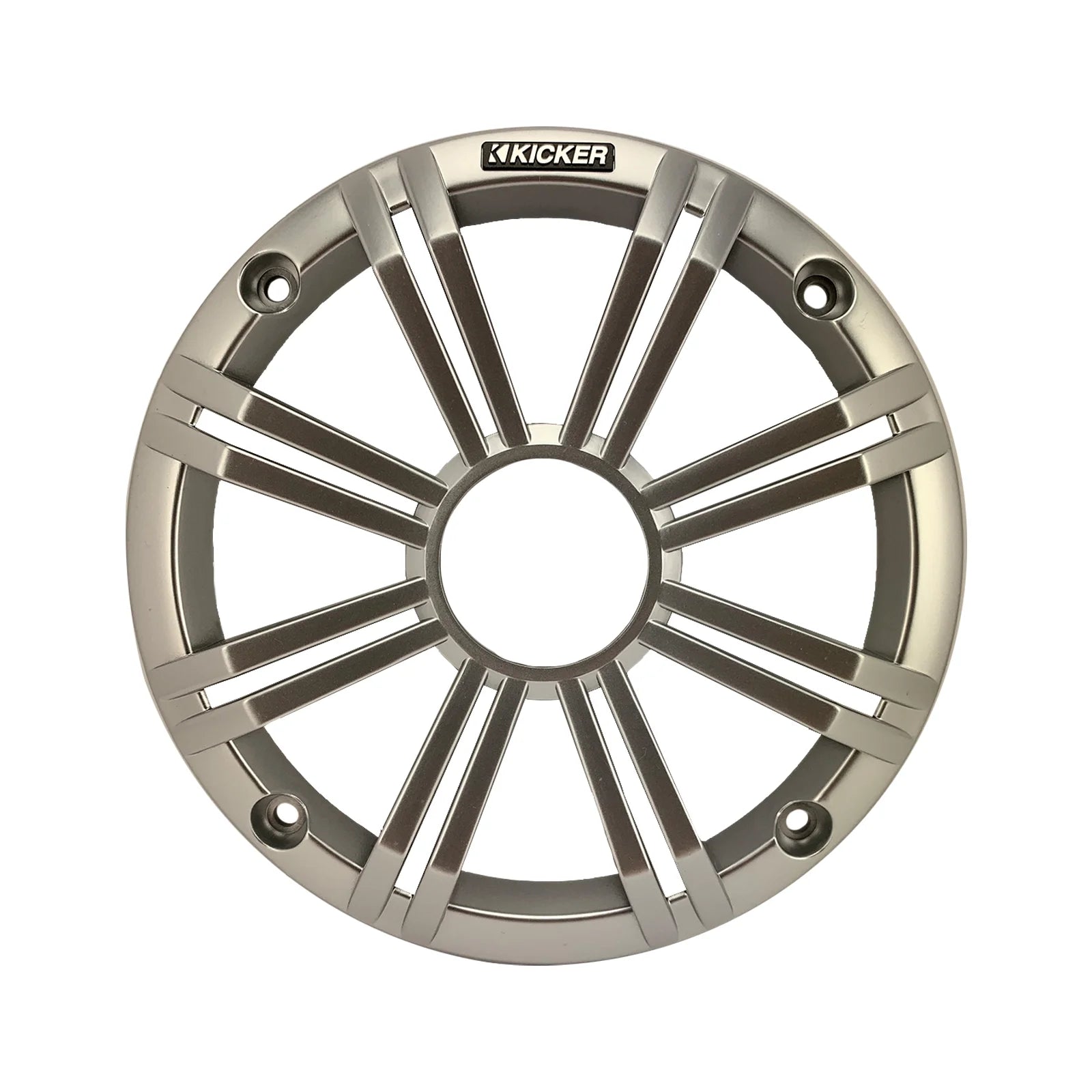 1 Pair (QTY 2) of  8" 2-Way 300 Watts Max Power Coaxial Marine Audio Multicolor LED Speakers with Silver Grilles, 50-Feet 16-Gauge Speaker Wire