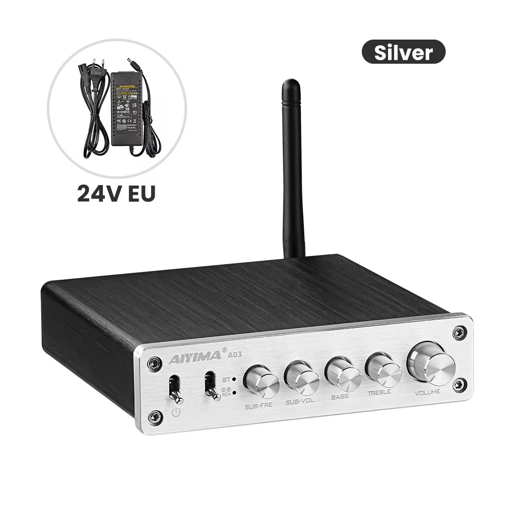 A03 TPA3116 Subwoofer Bluetooth Amplifier Hifi TPA3116D2 2.1 Digital Audio Power Amplifiers 50Wx2+100W Sound Amplificador