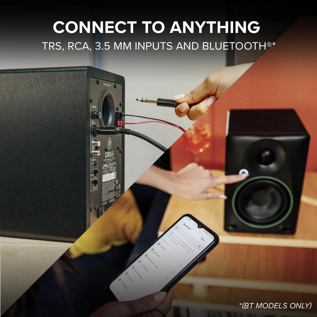 3.5-Inch Powered Studio Monitors with Tone Control