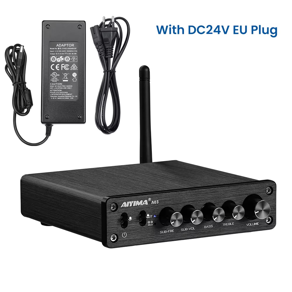 A03 TPA3116 Subwoofer Bluetooth Amplifier Hifi TPA3116D2 2.1 Digital Audio Power Amplifiers 50Wx2+100W Sound Amplificador